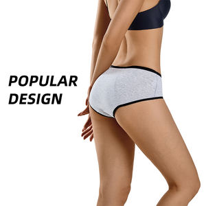 Shanhao OEM a vita bassa Plus Size mutandine mestruali in cotone per le donne 4 strati di Culottes di bambù a prova di perdite per mutandine d'epoca - Product Image 4