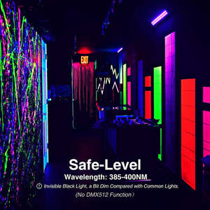 Offre Spéciale <span class=keywords><strong>UV</strong></span> LED lumière NOIRE mur rondelles lumière bar pour club party étape éclairage lampe d'inondation 100W - Product Image 3
