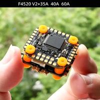 HAKRC F405 V2 F4520 F7220 V2 Mini Stack de Vol 20*20mm avec ESC 4-en-1 35A 40A 60A BLHeli32 pour Drone FPV de Course