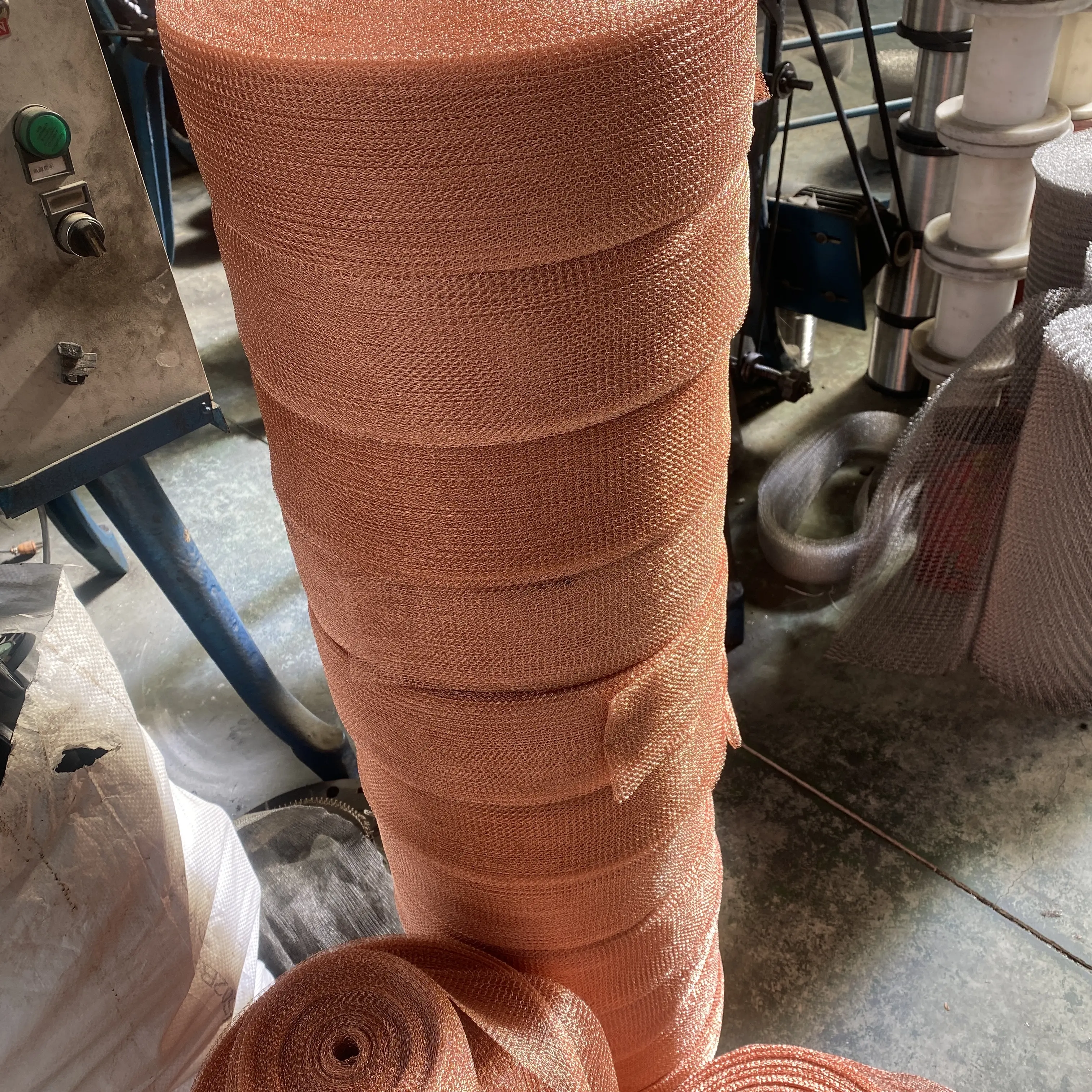 Tela de filtro de aço inoxidável para cilindro de malha de metal de alta qualidade, tubos de malha para remoção de impurezas
