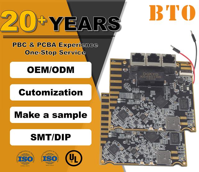 High Reliability Industrial Control PCBA PLC Controller Board Ethercat Support for Robotics Automation SMT Assembly Service