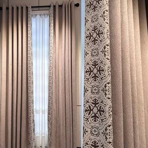 轻奢华法国银色奢华窗帘样板间窗帘 - Product Image 3