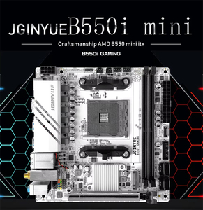 สำหรับ jginyue มาเธอร์บอร์ด Mini ITX AM4 <span class=keywords><strong>B550</strong></span>สนับสนุนหน่วยประมวลผล Ryzen R5 4000/5000ซีรีส์ DDR4แรม PCI-E 4.0 B550i การเล่นเกม - Product Image 5