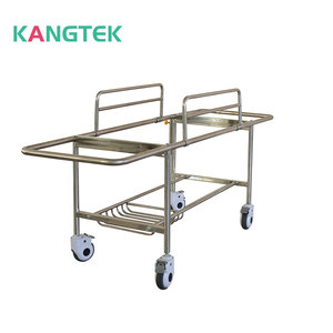 Camilla de carro de transferencia de pacientes médicos de ambulancia de acero inoxidable de hospital de fábrica - Product Image 5