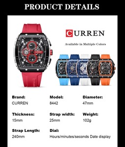 Montres Drioshipping de luxe minimalistes avec calendrier, en acier inoxydable, étanches, lumineuses, sportives, à quartz - Product Image 5