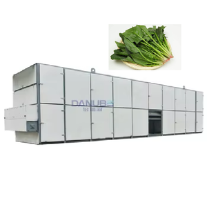 Secadora de Hojas de Espinaca con Cinta Transportadora de Malla, Funcionamiento Continuo de 24 Horas, Línea de Producción de Secado de Vegetales - Product Image 1