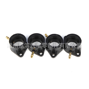 Intake Manifold With Carburetor Interface For Yamaha XJ550 <b>Maxim</b> Seca XJ550R Rubber Engine Compartment Replacement Part - Product Image 5