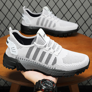 Zapatos Deportivos para Hombre, Talla Grande, Tejido Transpirable, Suela Suave, Cómodos para Correr, Tendencia de Moda de Primavera - Product Image 1