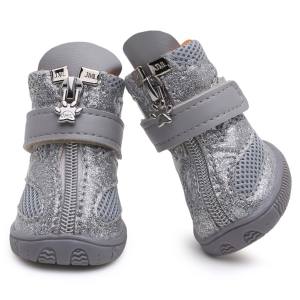 Chaussures d'été pour chiens de compagnie pour <span class=keywords><strong>Crocs</strong></span> Print Light Eva Material Cloth Cross-Border Waterproof and Breathable Wear-Resistant for New Dogs - Product Image 1