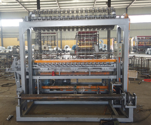 Machine de fabrication de clôture grillagée Machine de fabrication de clôture à joint de charnière économique/Machine de fabrication de treillis métallique à travée métallique - Product Image 3