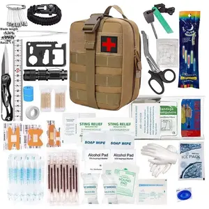 नड्पकेट आउटडोर उत्तरजीविता किट सामरिक प्रथम सहायता किट आपातकालीन उपकरण चिकित्सा हेबो किट के साथ आपातकालीन उपकरण - Product Image 6