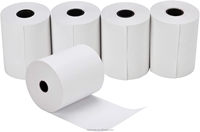Rouleau de papier thermique monocouche 57x50mm, qualité supérieure, pour caisse enregistreuse, directement de l'usine