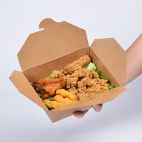 Einweg-Papierbehälter für Fast Food zum Mitnehmen, Takeaway-Box, Maßgefertigte Fast-Food-Verpackungsbox