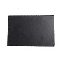 Neue Produkte Catering Teller und Geschirr Set, Schiefer Tischset, japanische Hochzeits dekoration graue Schiefer platten