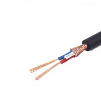 Câble audio haute fidélité à faible bruit 2x22AWG torsadé double blindage en cuivre pur gaine en PVC câble de microphone 100M/rouleau