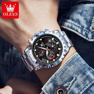   Montres à quartz pour hommes avec logo personnalisé OEM 2873, montres de sport de luxe de marque supérieure, bracelet en acier, montres pour hommes, montre à quartz tendance pour hommes - Product Image 4