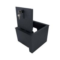 Tuojue Metal Gun Safe pour Nissan Titan Coffre-fort caché monté sur console