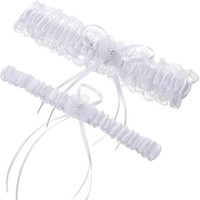 Porte-jarretelles en dentelle sexy Accessoires de mariage Mariée Funny Sweet Ribbon Bow Legging Jarretières