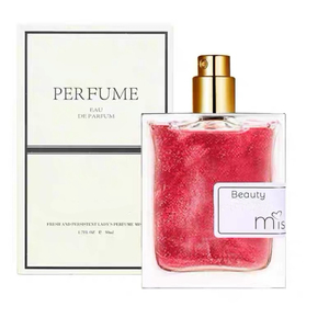 Parfum floral frais pour femme 50 ml, vaporisateur, parfum scintillant rose, brume parfumée, cadeau quotidien - Product Image 3