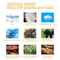 Ganoderma noir personnalisé soin des cheveux liquide nourrit les cheveux prévient la sécheresse et les pointes fourchues adoucit l'essence de massage des cheveux