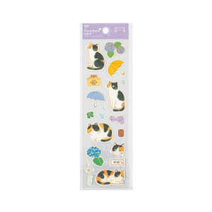 1 tờ/gói vàng lá Sticker Meow cuộc sống đáng yêu và vui tươi mèo thiết kế DIY trang trí cắt dán cho các nhà quy hoạch - Product Image 5