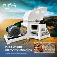 RICHI Holzschleifmaschine - Vollautomatische Maschine zum Mahlen von Holzspänen zu Sägemehl
