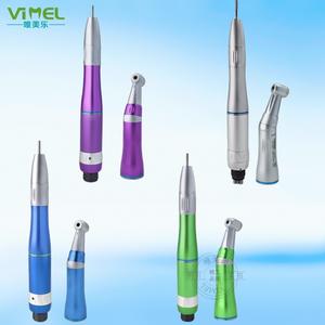 Pieza de mano dental de baja velocidad con canal de agua interno, motor lento, recta, con presión de agua interna de colores y curvada para pulido - Product Image 3