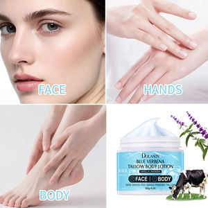 Baume Fouetté Hydratant Visage et Corps au Suif <span class=keywords><strong>de</strong></span> Bœuf Nourri à l'Herbe, Huile <span class=keywords><strong>de</strong></span> Coco, Cire d'Abeille et Verbena OEM pour la Peau - Product Image 3