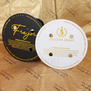 Etichette di Avvertenza per Candele Personalizzate, Impermeabili e Resistenti all'Olio, in Carta - Product Image 6