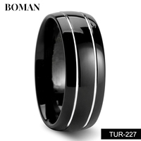 Dongguan Bague en Tourmaline Noire Vente en Gros Lot de 10 Bagues pour Hommes Noirs 8mm presto 09985 Bague d'Étanchéité pour Autocuiseur Noir