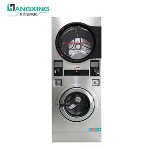 12-25kg Laundromat Coin Operated Commercial <strong>Stack</strong> 2in1 <strong>Washer</strong> <strong>Dryer</strong> Laundry Washing Machine Commercial Laundry Equipment - Product Image 2