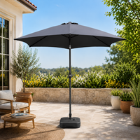 Parapluies de plage en polyester personnalisés, pliables, modernes, anti-UV, de qualité supérieure, pour jardin et terrasse, vente en gros