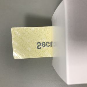 Autocollants d'étiquettes de joints de vide de sécurité inviolables pour dentifrice Lotion de rouge à lèvres de parfum de soins de la peau en matériau PET - Product Image 4