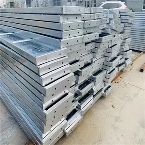 Andamio de acero galvanizado, tablones de Metal, venta al por mayor