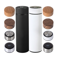 Cadeau d'entreprise, thermos intelligent avec affichage de la température LED, 500 ml, en acier inoxydable, gourde isotherme, logo personnalisé, vente en gros, tasse promotionnelle