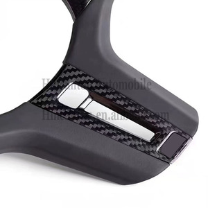 Nuevo producto, venta al por mayor, cubierta de volante de fibra de carbono para BMW G30 G32 G15 G16, cubierta decorativa para volante de coche, embellecedor - Product Image 5