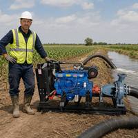 Pompe centrifuge IS Clean Water pour l'irrigation des fermes, l'arrosage des vergers et le transfert d'eau sur de longues distances