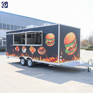 CAMPTRL Nuovo Rimorchio Cucina <span class=keywords><strong>Mobile</strong></span>, Carretto per Street Food Completamente Attrezzato con Cucina Completa per Pizza, BBQ, <span class=keywords><strong>Caffè</strong></span> - Product Image 5