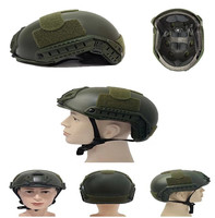 Casque tactique mich de sécurité haute résistance ABS réglable complet et rapide en gros d'usine