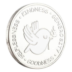 ส่งต่อเหรียญชุบเงินขอบคุณสำหรับการแบ่งปันเหรียญที่ใจดีของขวัญสุดสร้างสรรค์ของที่ระลึกสำหรับการตกแต่งบ้าน - Product Image 5