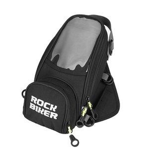 Sac de réservoir de moto imperméable neuf, noir, magnétique, pour navigation et téléphone - Product Image 1