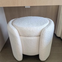 Banc de rangement capitonné en tissu, style luxe léger, en bois, pour chambre, entrée, magasin de vêtements - Banc à chaussures domestique