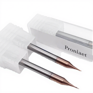 R0.2 <strong>Carbide</strong> Micro Ball Nose <strong>End</strong> <strong>Mill</strong> HRC55 CNC OEM - Product Image 1