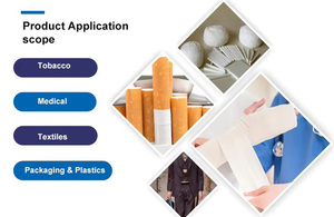 Acetate sợi Bó nguyên liệu thuốc Lá lọc que quay lớp cellulose acetate bột độ tinh khiết cao CAS 9035-69-2 ruiyang - Product Image 5