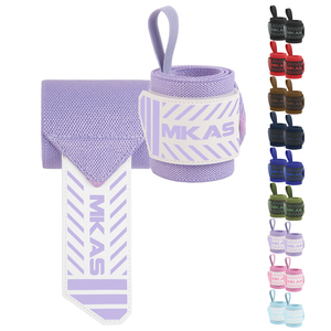 LADYGLOW Nuevo Diseño, Muñequeras Deportivas con Logotipo Personalizado <span class=keywords><strong>para</strong></span> Levantamiento de Pesas, Entrenamiento de Fuerza, Gimnasio - Product Image 1