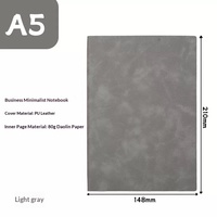 Carnet de notes promotionnel A5 en cuir PU à couverture rigide, avec logo personnalisé, reliure cousue, 80 feuilles, idéal pour le bureau et l'école - Vente chaude