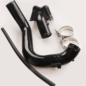 Intake Kit For 2006-2010 Gm 6.6L Black <b>Titanium</b> Air Hose With Clamp Replacement Part Ip-1010 - Product Image 1