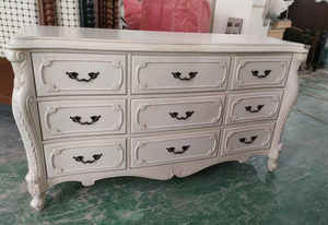 Màu trắng tinh khiết rắn gỗ bên Tủ 9 <span class=keywords><strong>Chester</strong></span> của ngăn kéo lưu trữ sideboard - Product Image 3