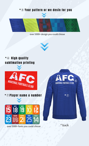 Factory <span class=keywords><strong>Outlet</strong></span> autunno nuovo stile giacca da <span class=keywords><strong>calcio</strong></span> antivento impermeabile giacca da <span class=keywords><strong>calcio</strong></span> tuta tuta da viaggio maglia da alpinismo - Product Image 5