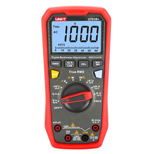 มัลติมิเตอร์ดิจิตอลแท้รุ่น UT61+ ซีรีส์ 1000V ของแท้จาก Uni-t รุ่น UT61B+ UT61D+ UT61E+ พร้อมระบบแจ้งเตือนด้วยเสียงและภาพ - Product Image 1